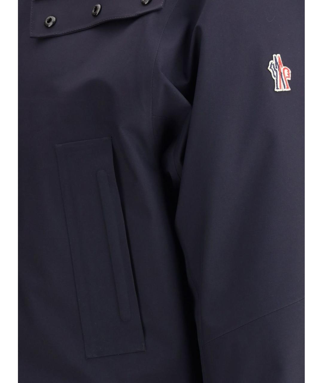 MONCLER GRENOBLE Синяя полиамидовая парка, фото 4