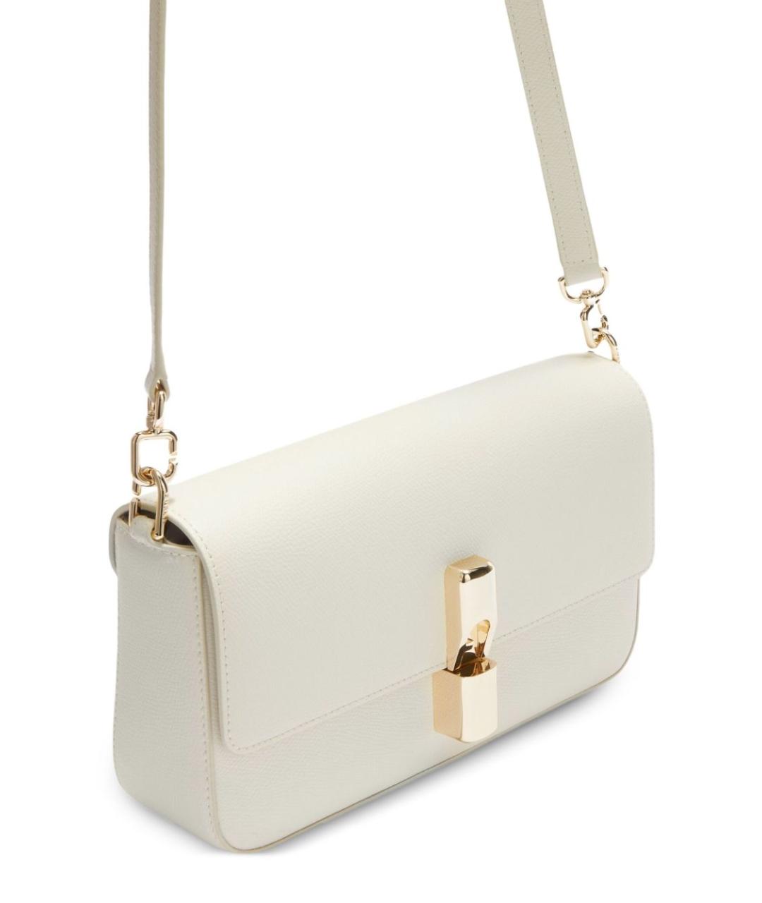 FURLA Белая кожаная сумка через плечо, фото 6