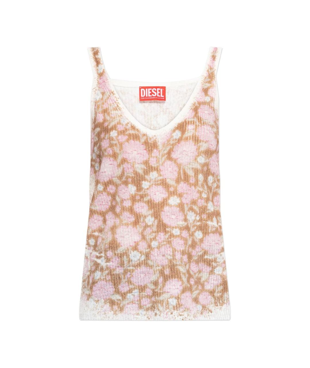 DIESEL Мульти льняная майка, фото 1