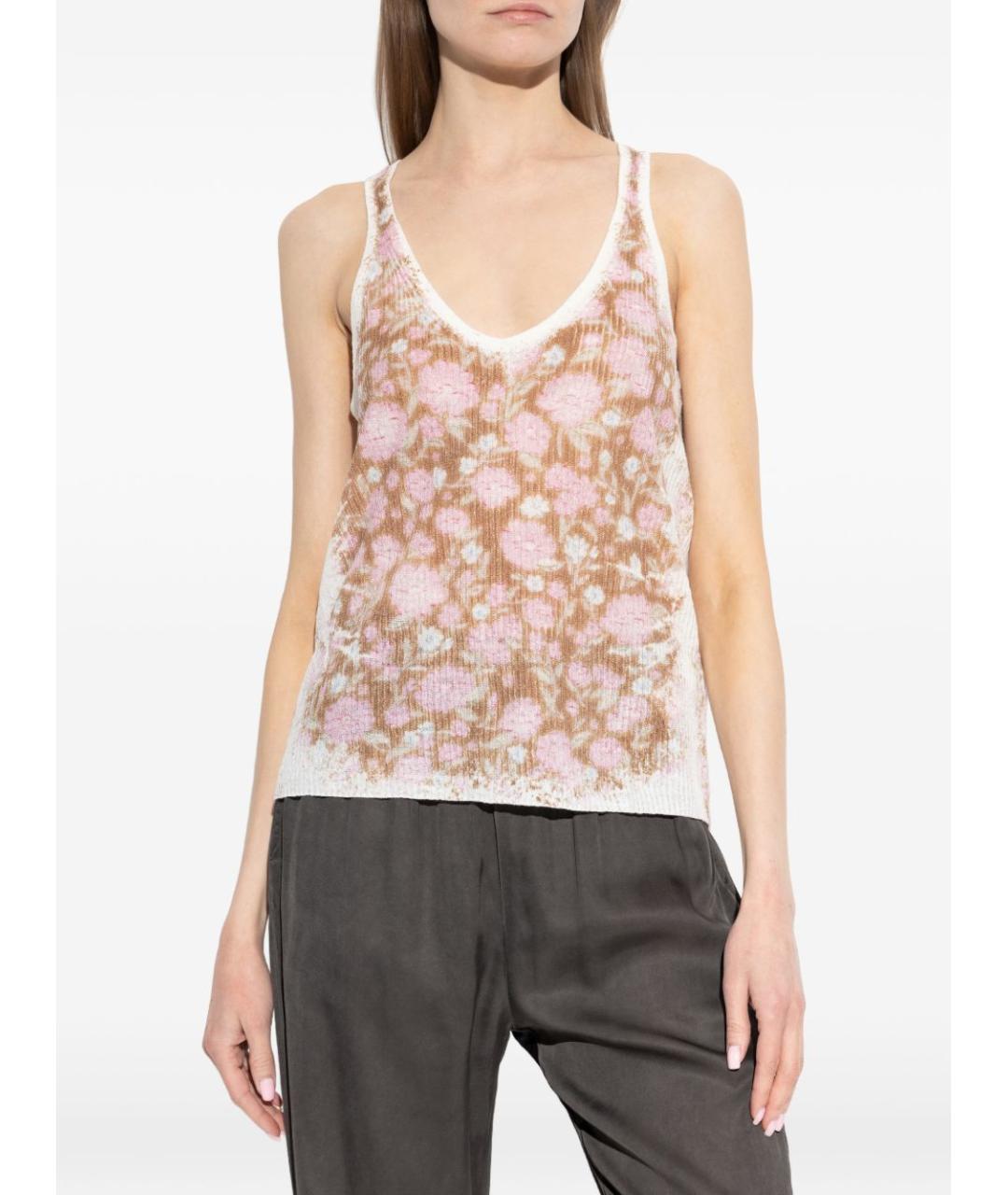 DIESEL Мульти льняная майка, фото 4