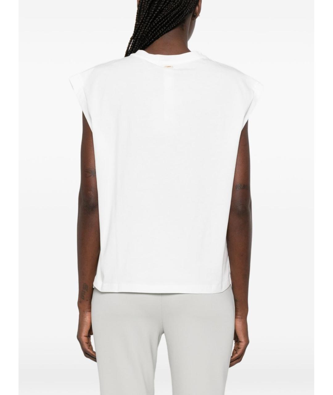 TWIN-SET Белый хлопковый джемпер / свитер, фото 4