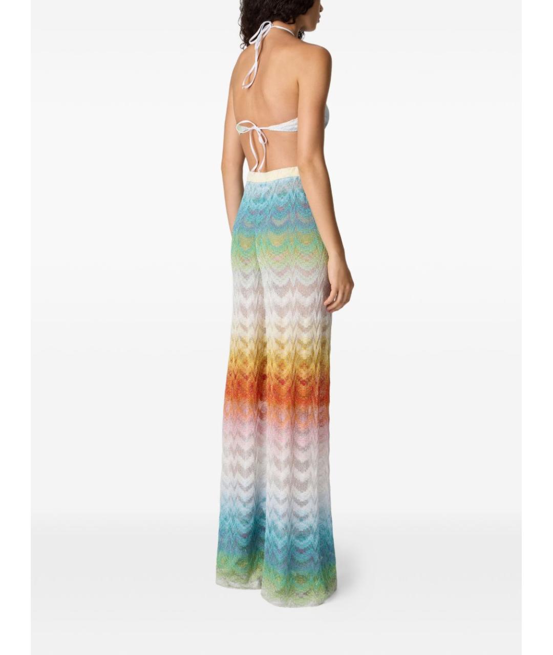 MISSONI Мульти вискозные прямые брюки, фото 2