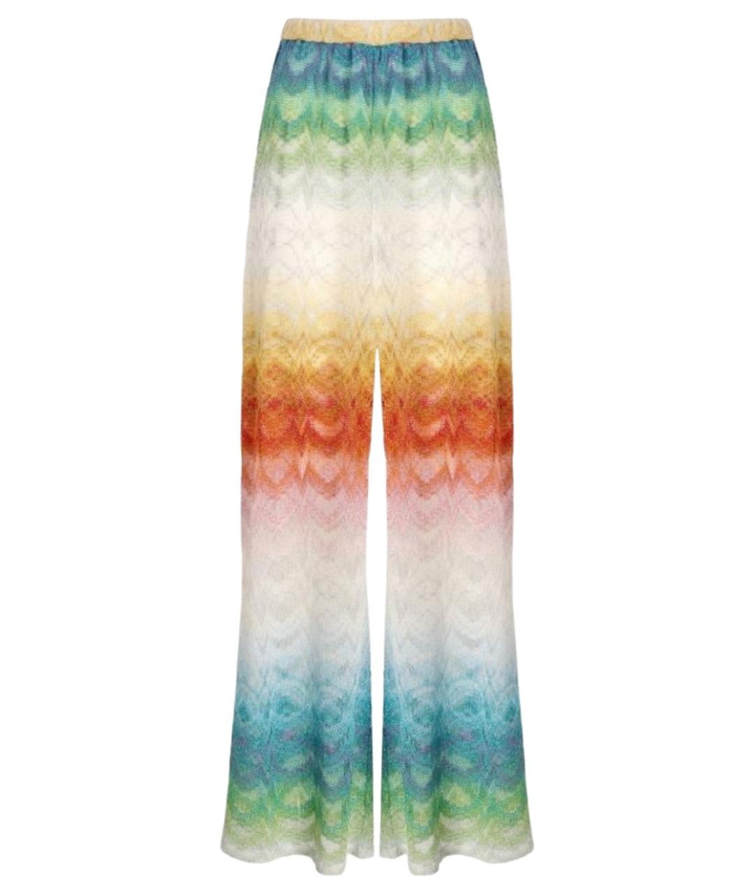 MISSONI Мульти вискозные прямые брюки, фото 1