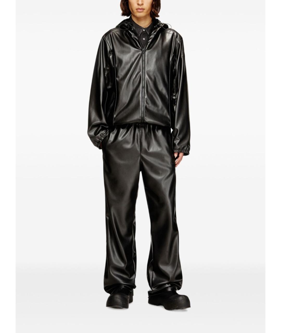 DIESEL Черная полиэстеровая куртка, фото 5