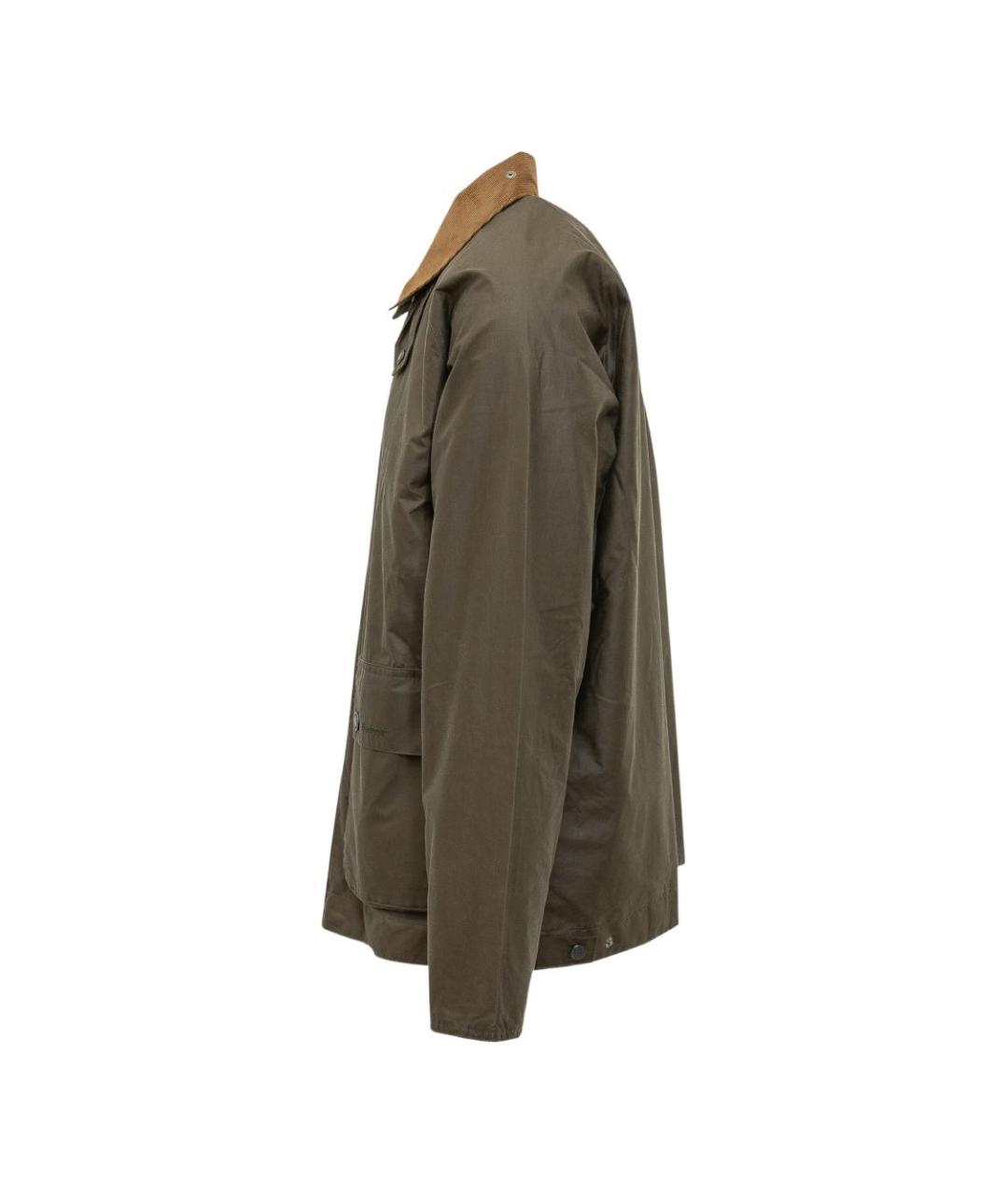 BARBOUR Хаки хлопковая куртка, фото 3