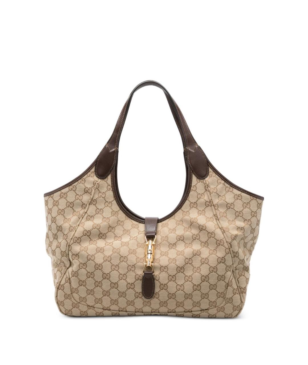 GUCCI Бежевая тканевая сумка тоут, фото 6