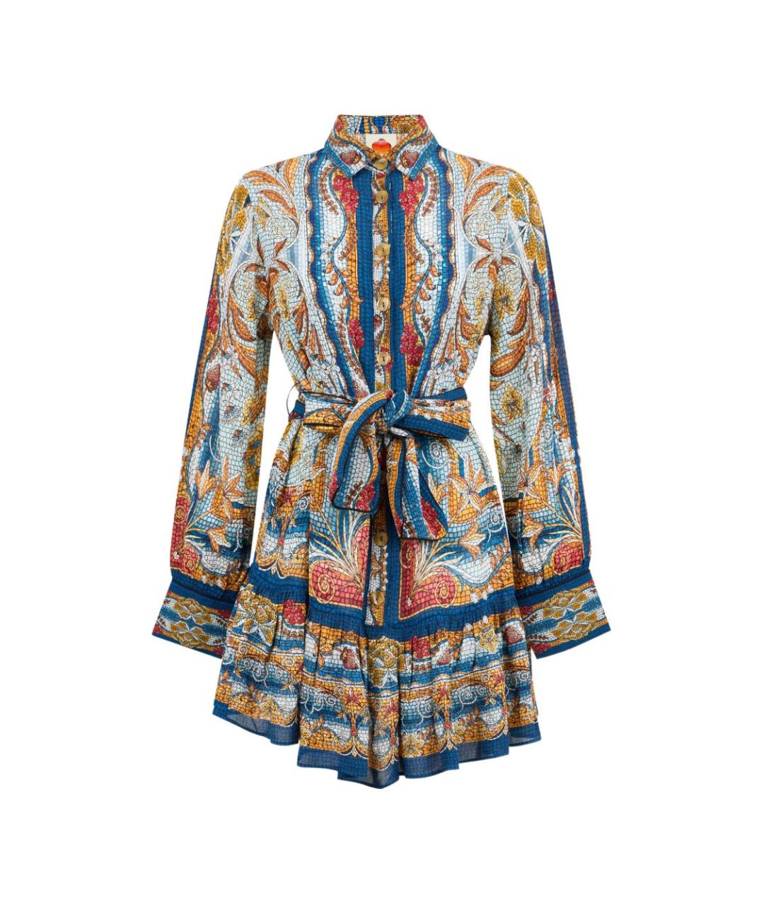 FARM RIO Мульти хлопковое повседневное платье, фото 1