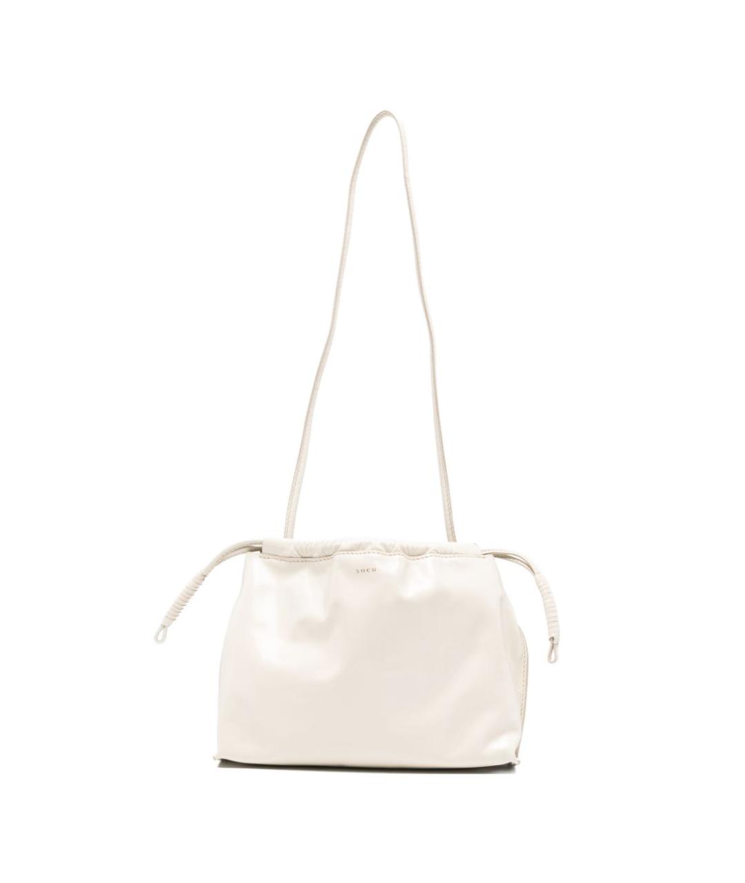 SOEUR Бежевая кожаная сумка через плечо, фото 1