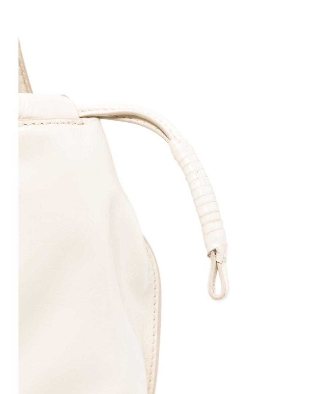 SOEUR Бежевая кожаная сумка через плечо, фото 5