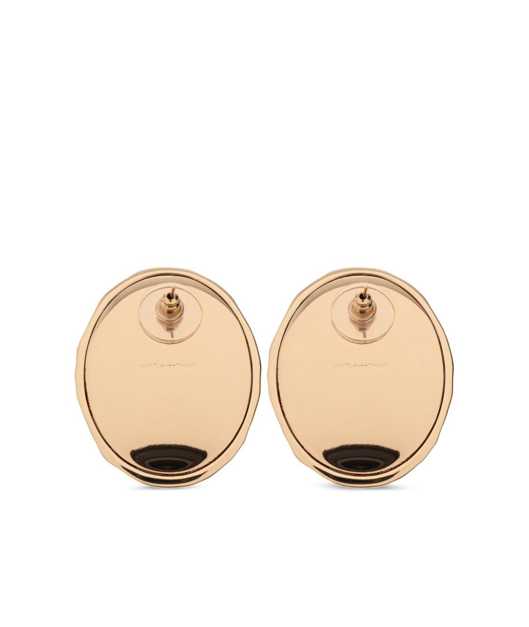 SELF-PORTRAIT Золотые металлические серьги, фото 2