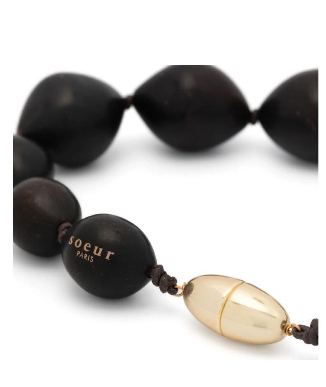 SOEUR Коричневое стеклянное колье, фото 2