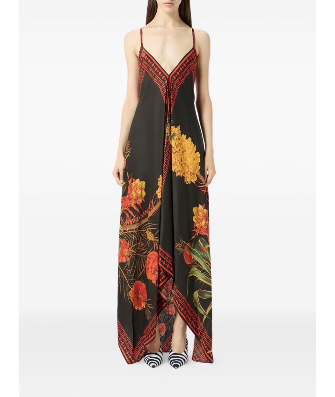 BLUMARINE Мульти вискозное платье, фото 5