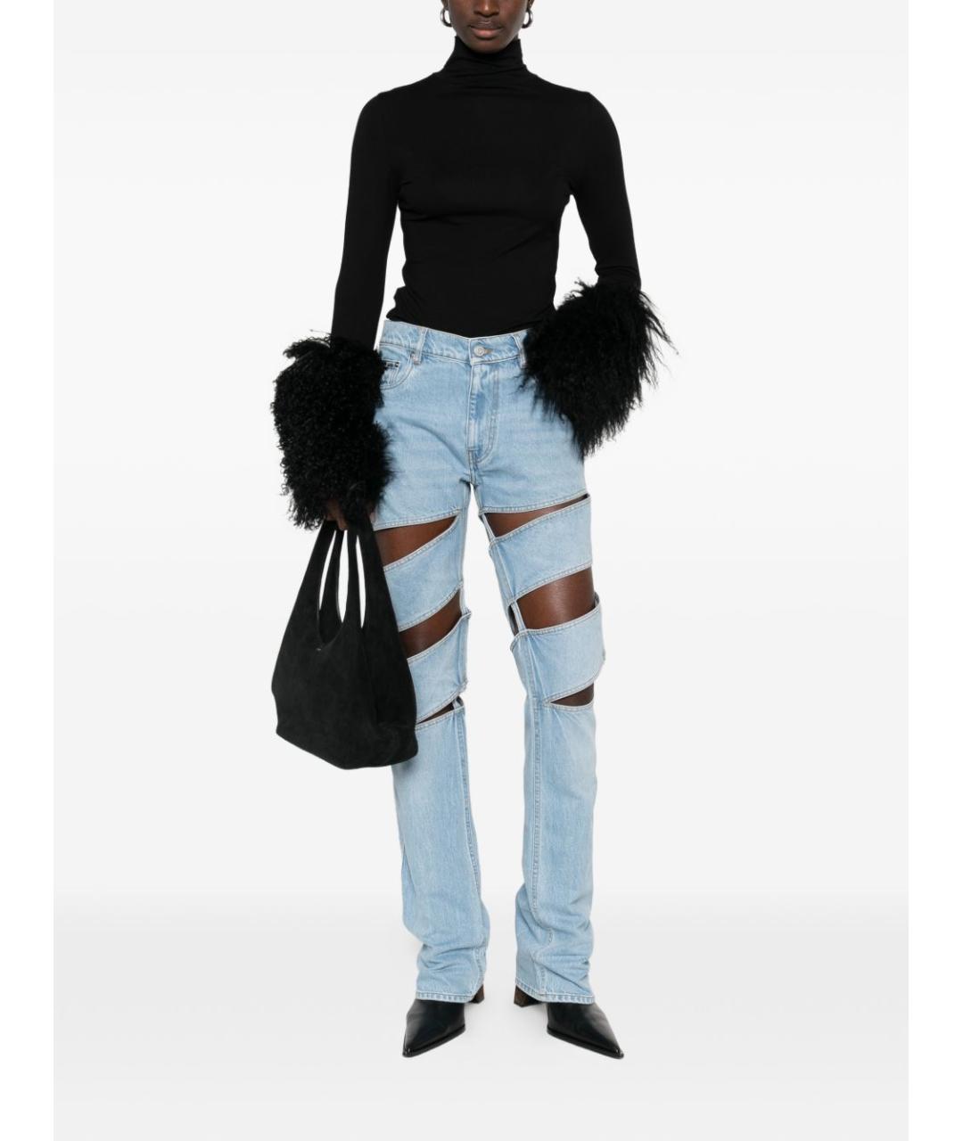 COPERNI Голубые хлопковые прямые джинсы, фото 2