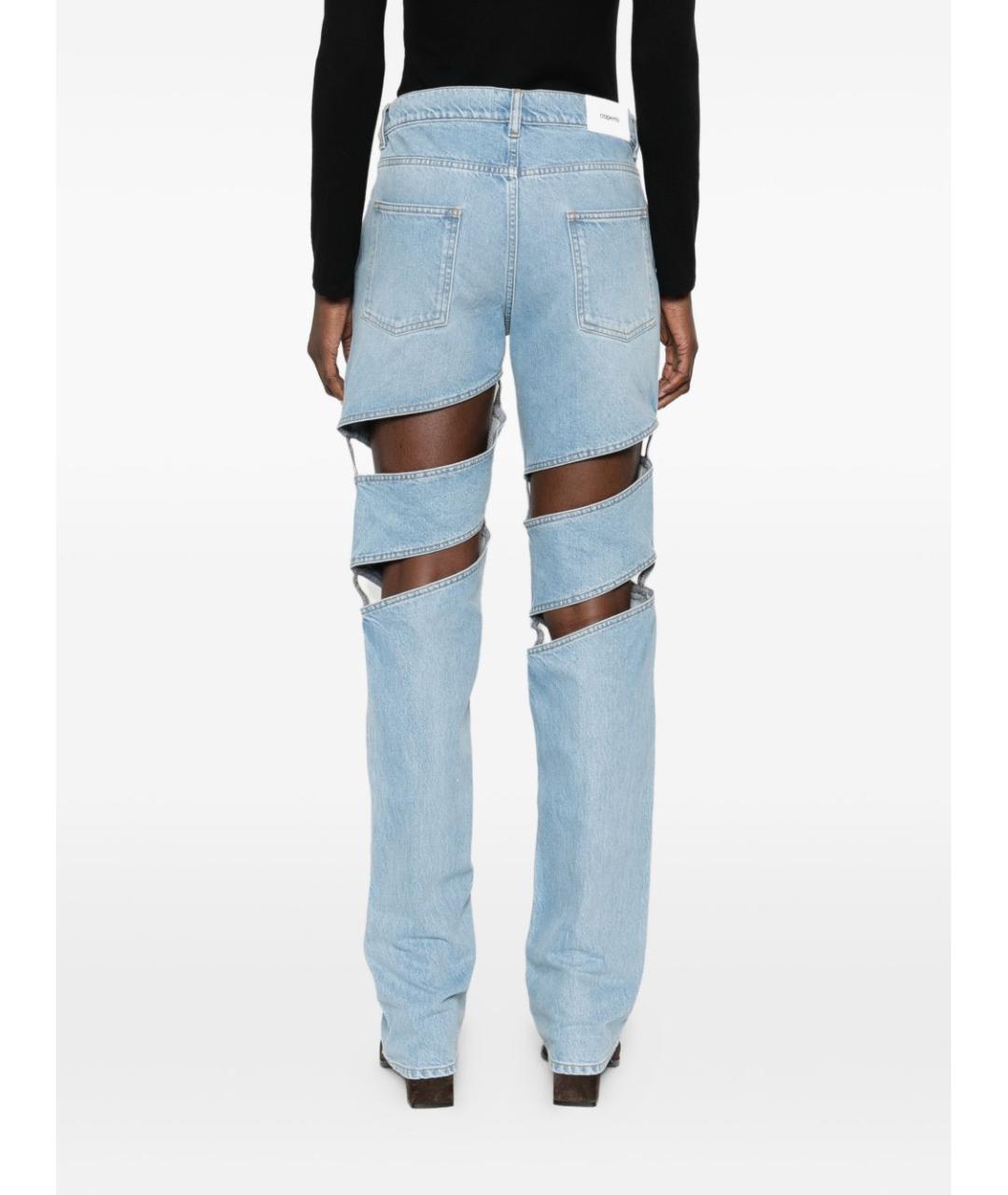 COPERNI Голубые хлопковые прямые джинсы, фото 5