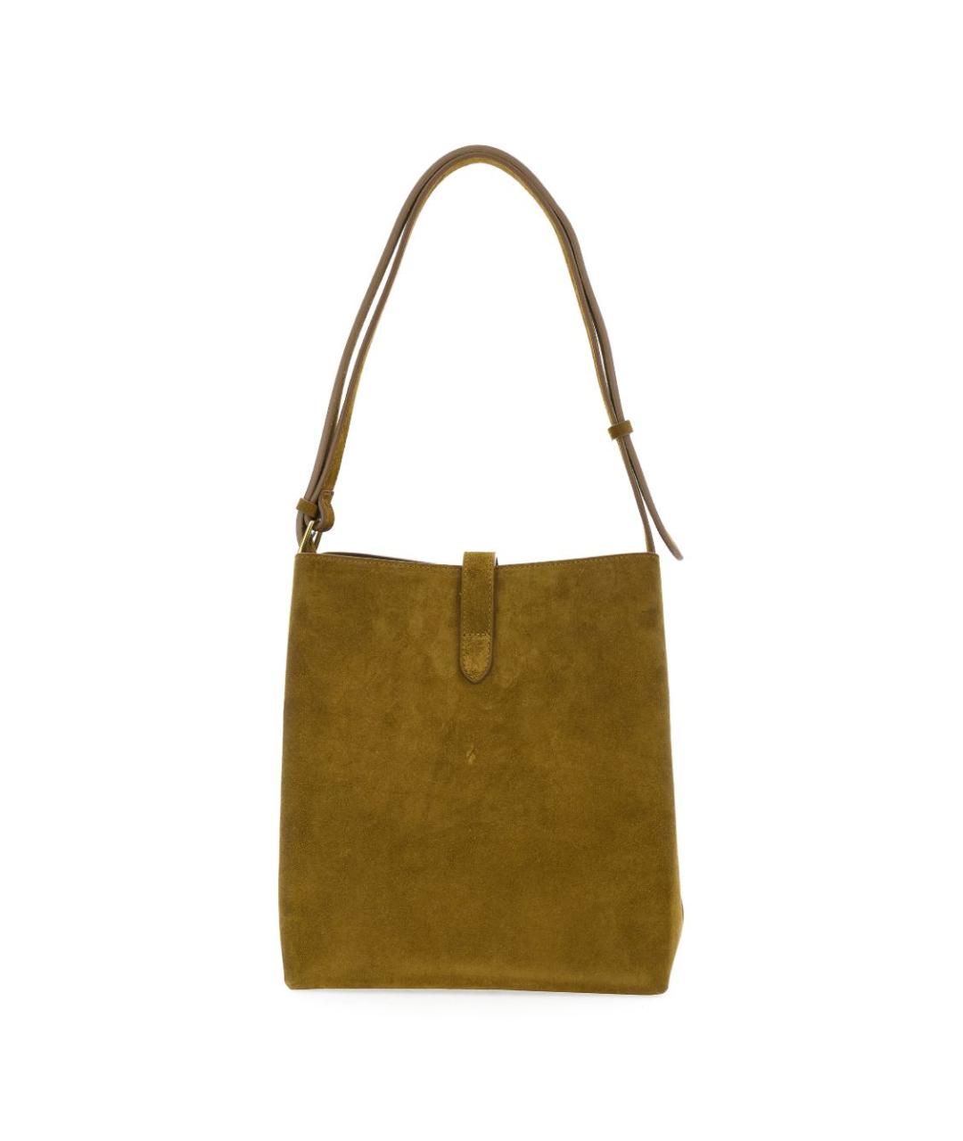 SOEUR Коричневая замшевая сумка через плечо, фото 3