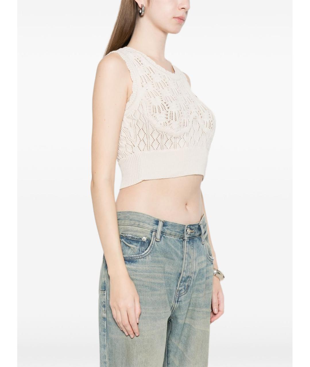 VIVIENNE WESTWOOD Бежевая хлопковая жилетка, фото 5