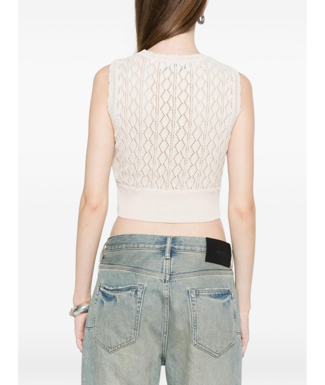 VIVIENNE WESTWOOD Бежевая хлопковая жилетка, фото 3