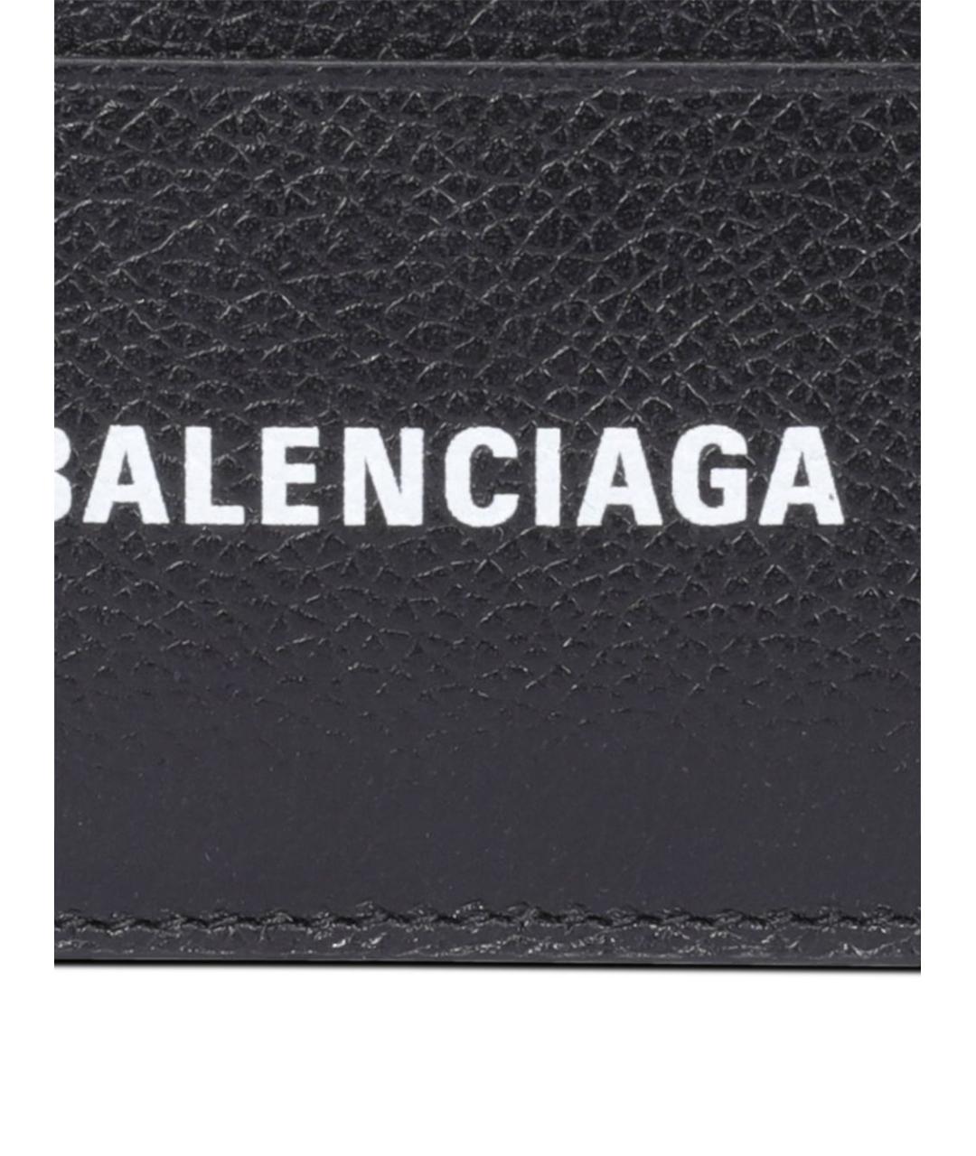 BALENCIAGA Черный кожаный кардхолдер, фото 3