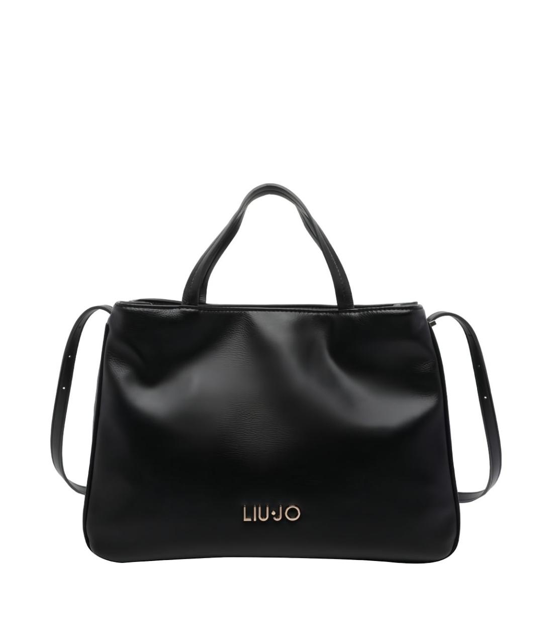 LIU JO Черная сумка тоут, фото 3