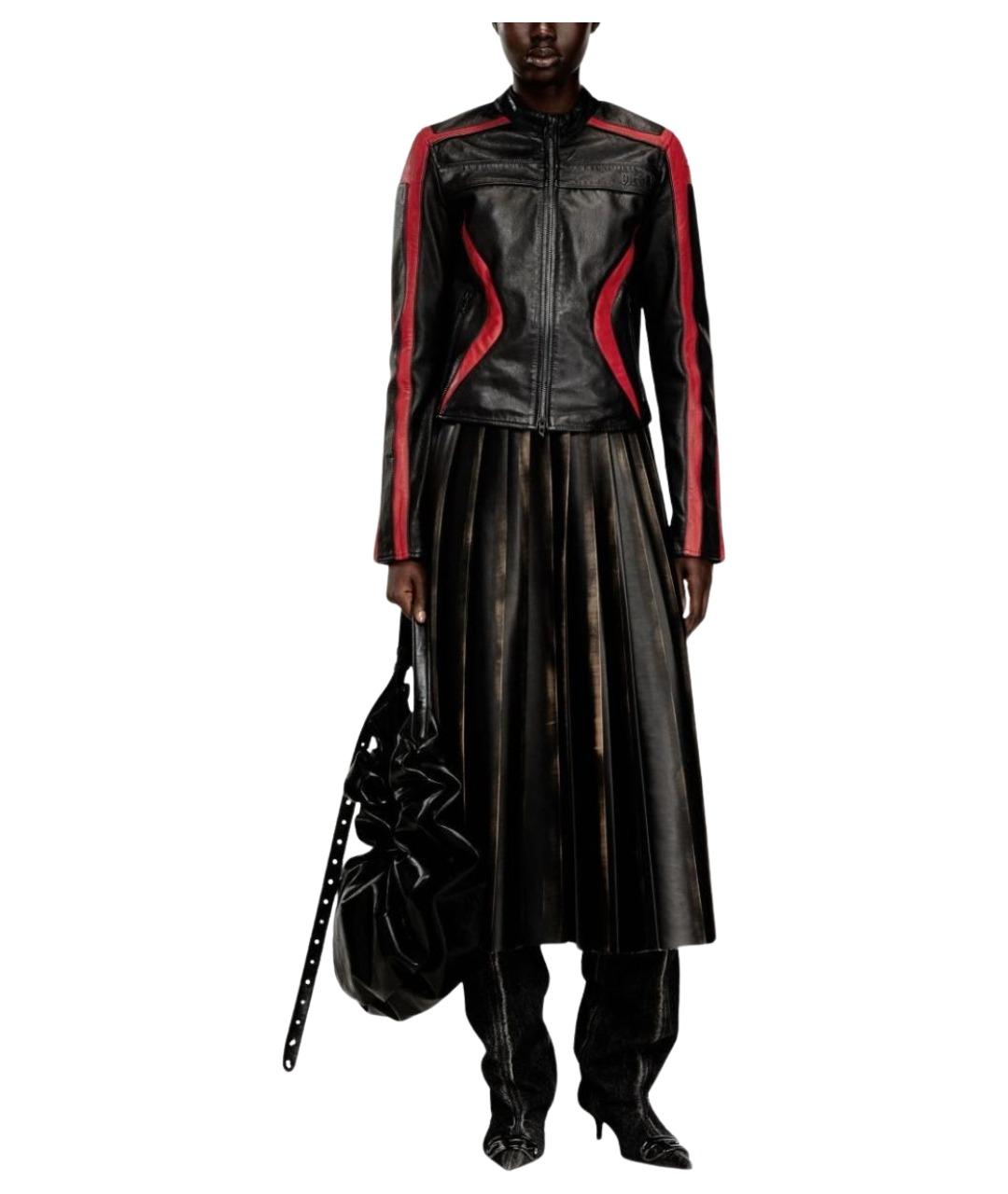 DIESEL Мульти полиэстеровая юбка миди, фото 4