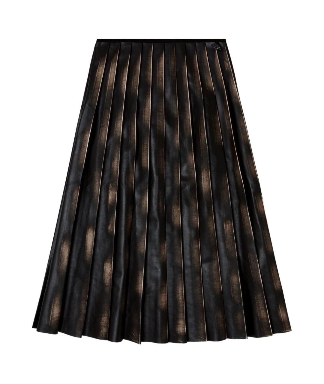 DIESEL Мульти полиэстеровая юбка миди, фото 1