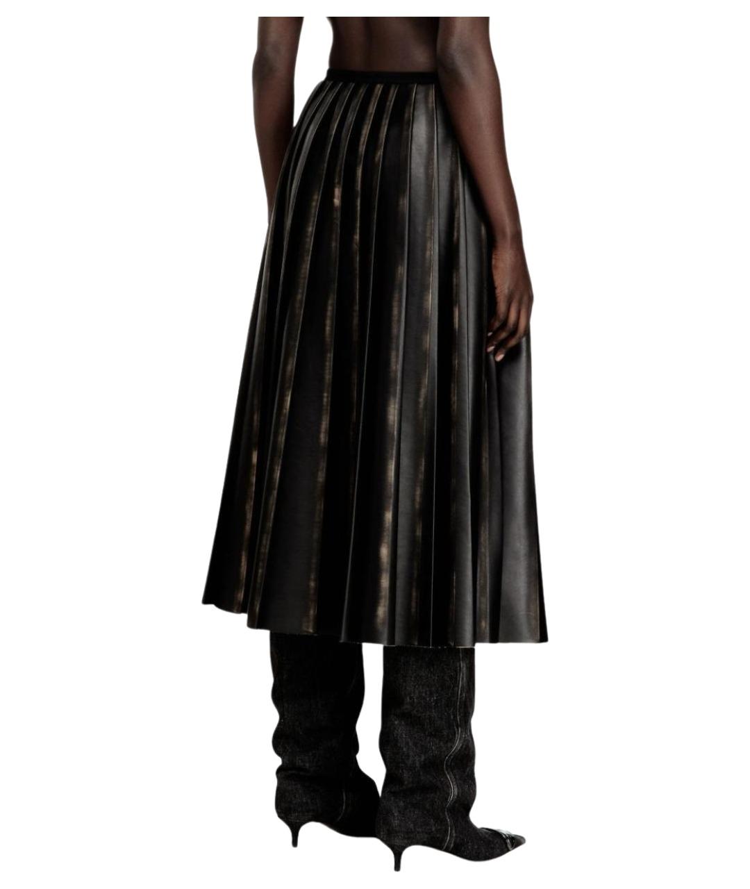 DIESEL Мульти полиэстеровая юбка миди, фото 3