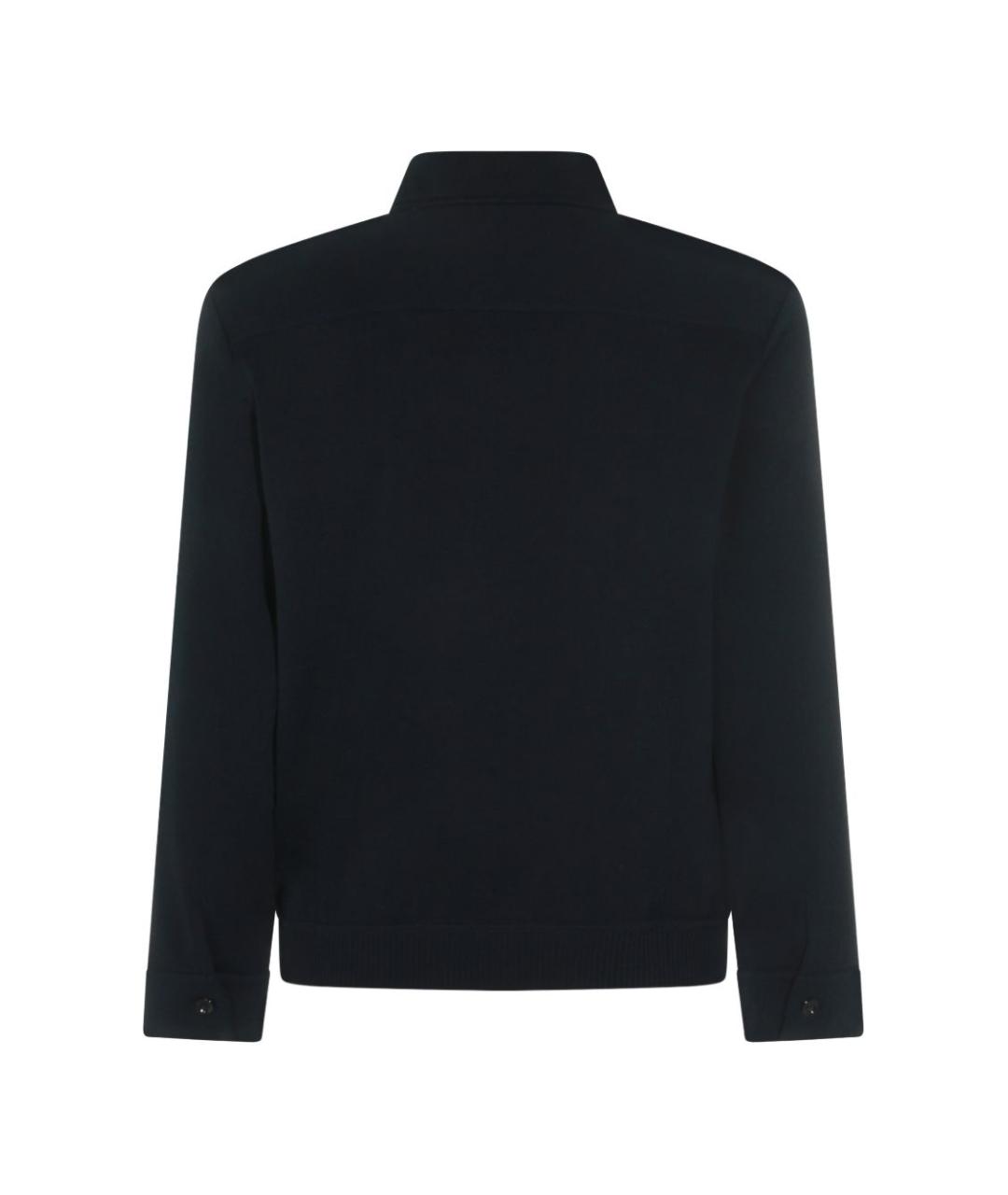 LARDINI Темно-синяя хлопковая куртка, фото 7