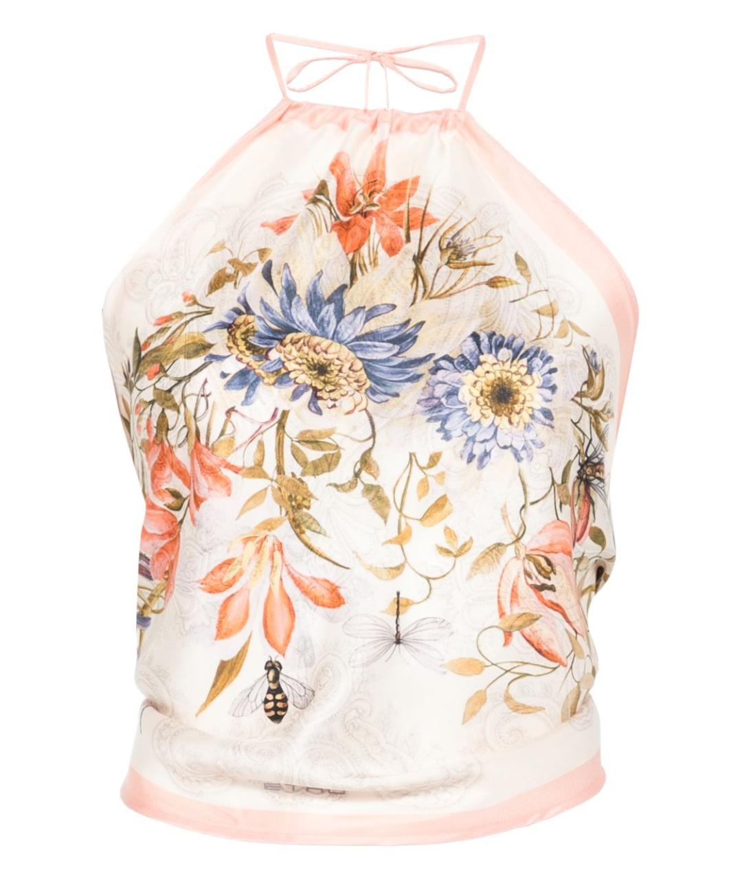 ETRO Мульти шелковая майка, фото 1