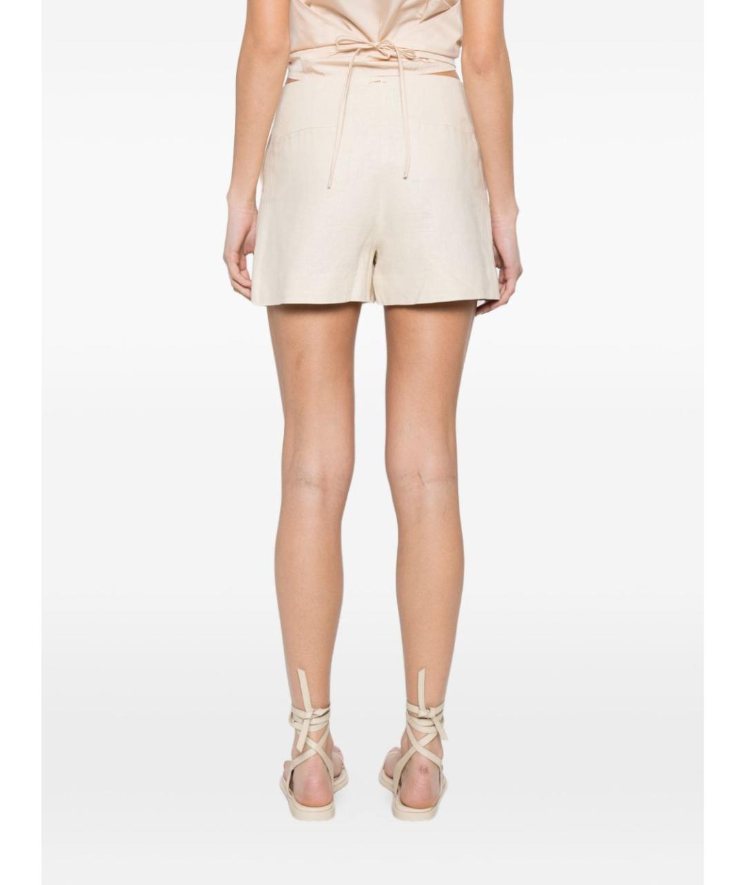 TWIN-SET Бежевые шорты, фото 3