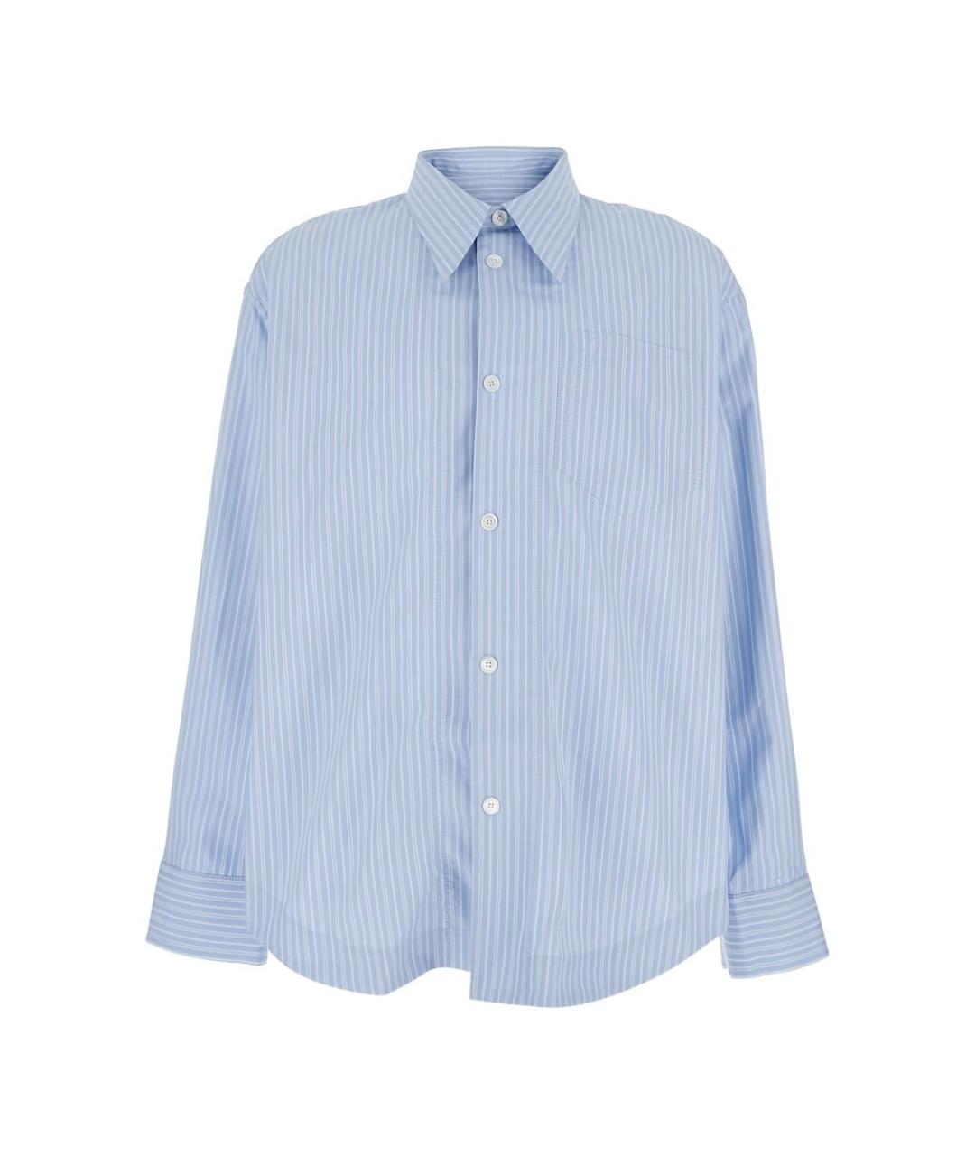 Ami Paris Голубая хлопковая рубашка, фото 3