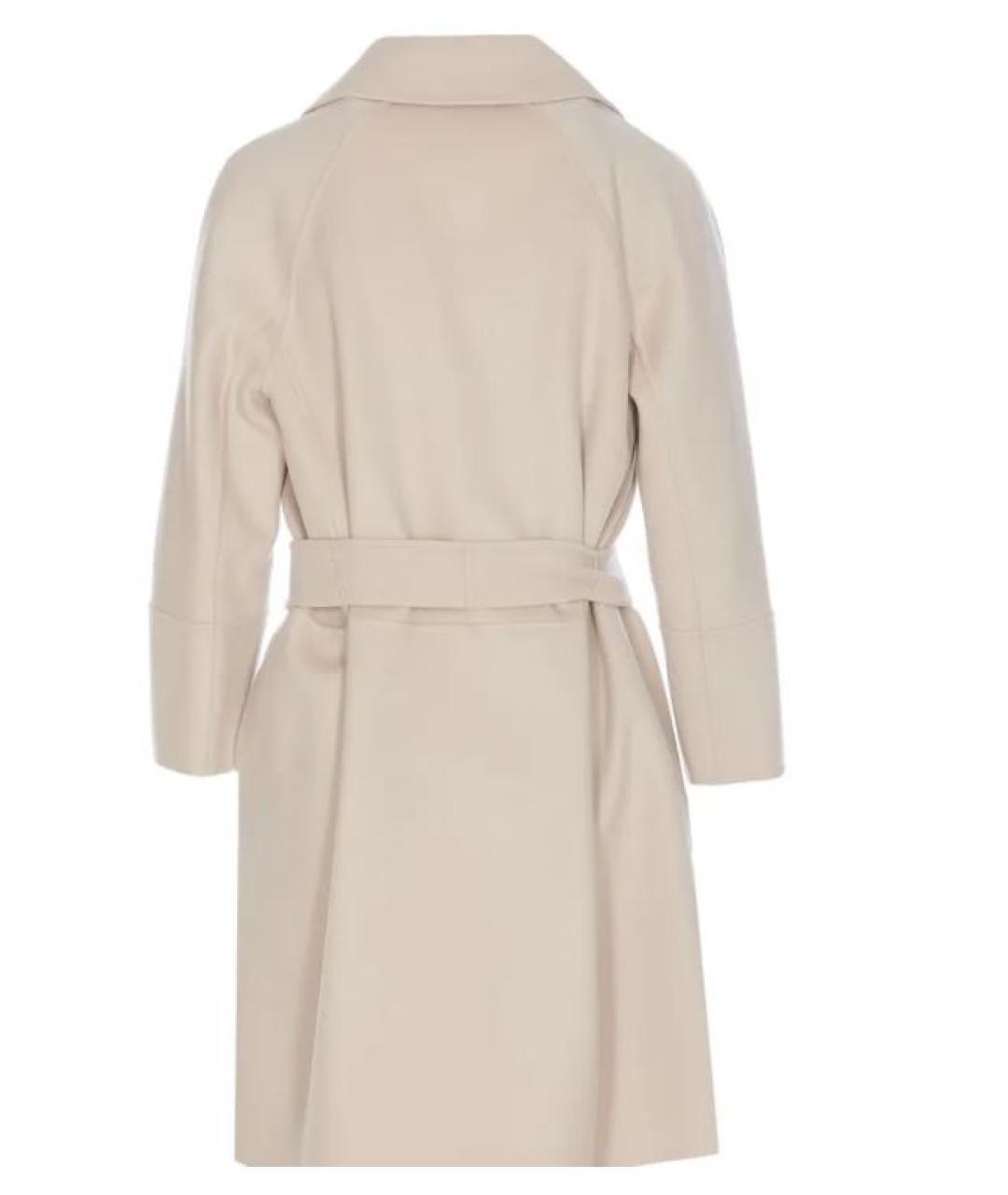 'S MAX MARA Бежевое шерстяное пальто, фото 2