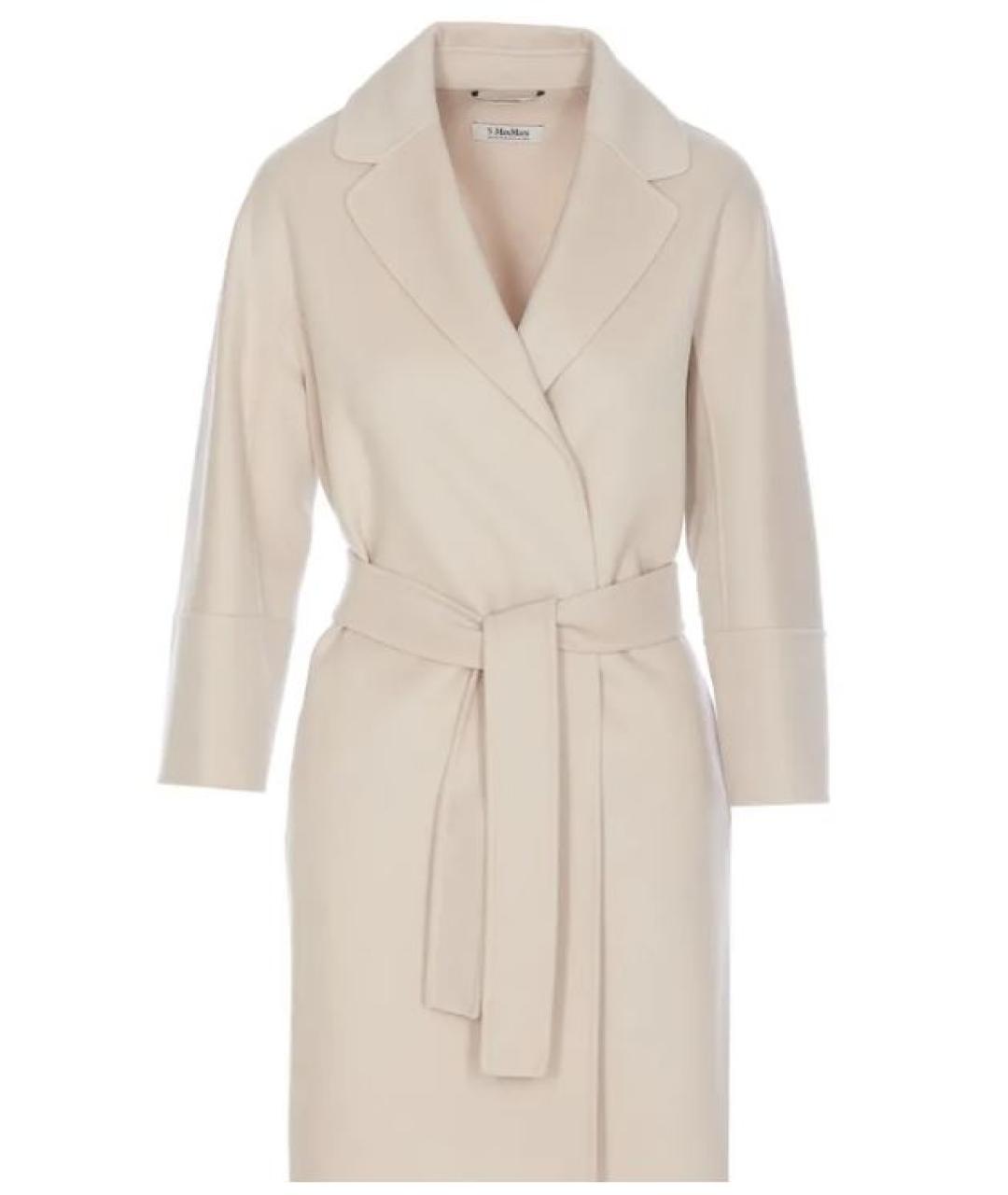 'S MAX MARA Бежевое шерстяное пальто, фото 1