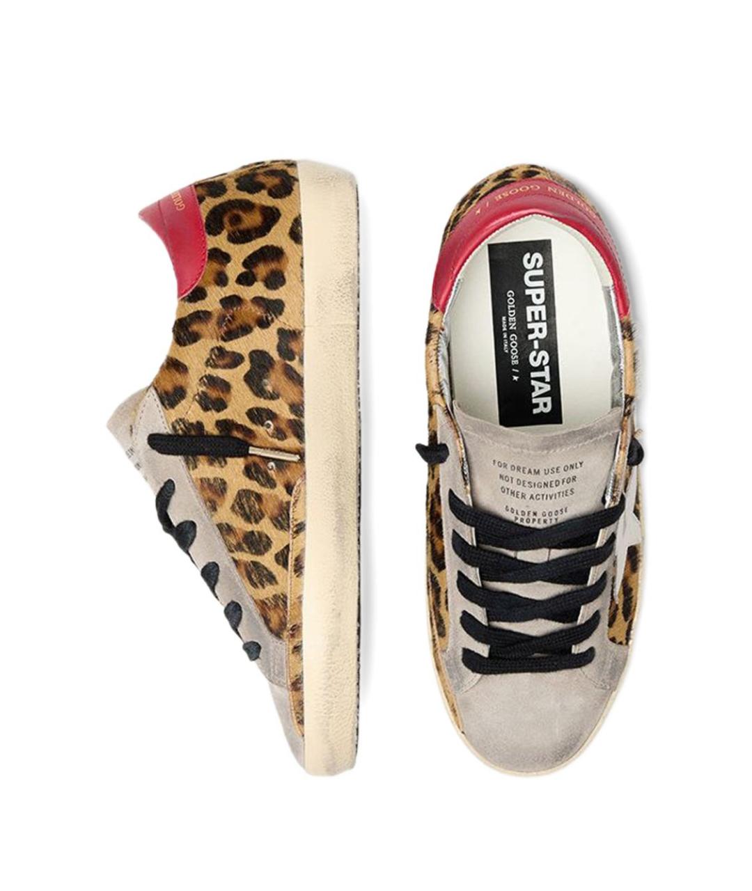 GOLDEN GOOSE DELUXE BRAND Мульти кожаные кеды, фото 2