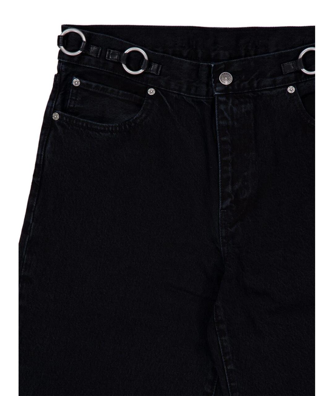 FRAME Черные хлопковые прямые джинсы, фото 3