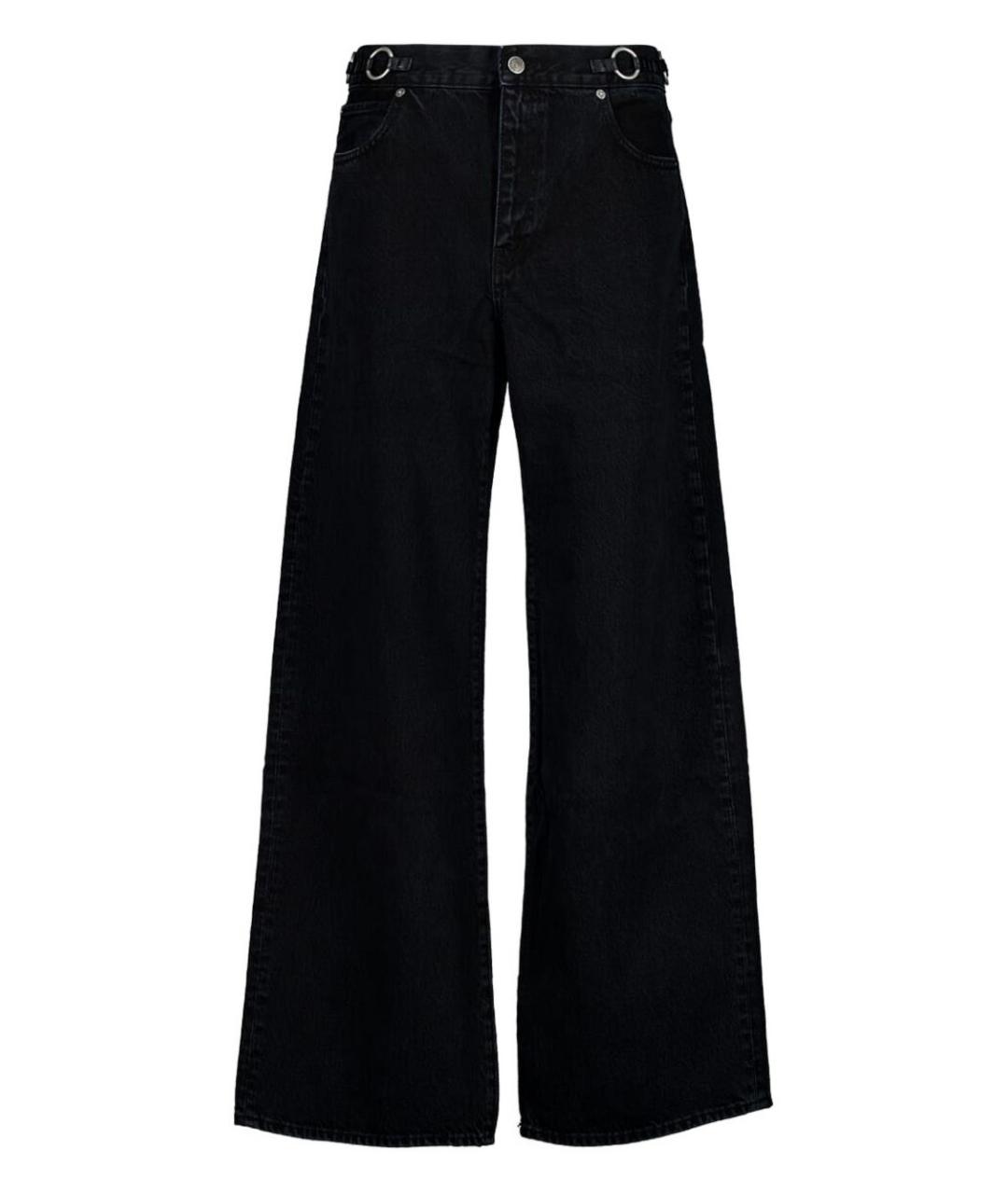 FRAME Черные хлопковые прямые джинсы, фото 1