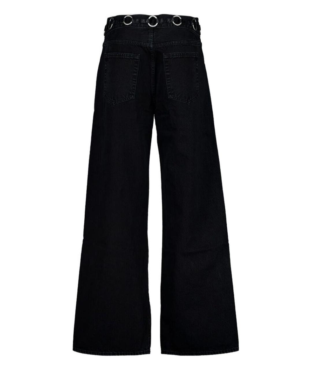 FRAME Черные хлопковые прямые джинсы, фото 2