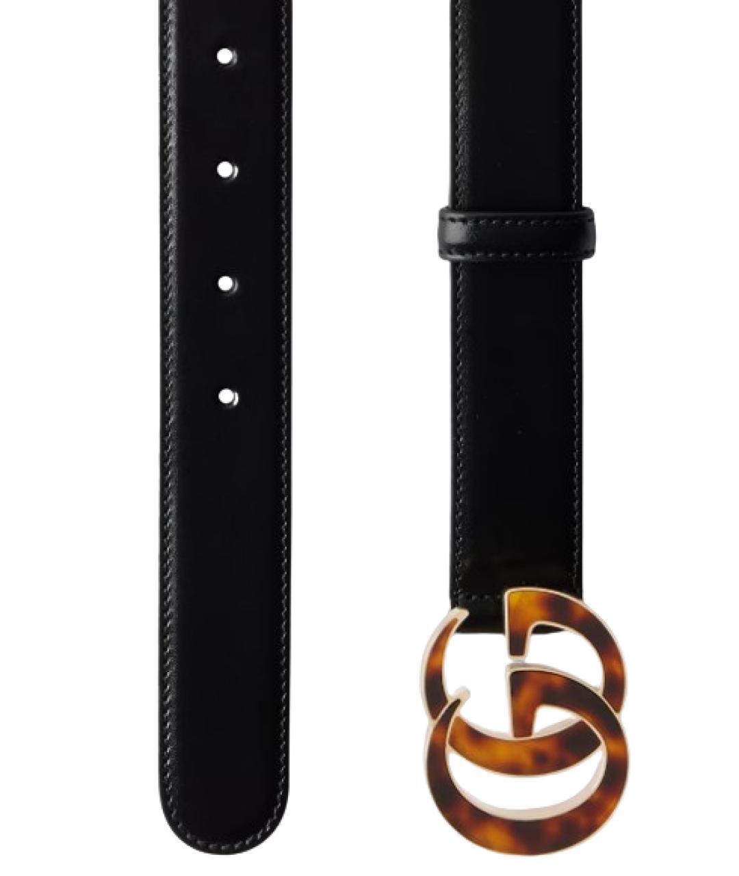 GUCCI Черный ремень, фото 2