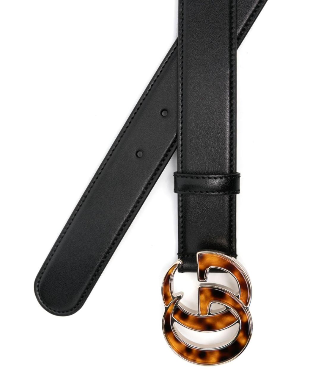 GUCCI Черный ремень, фото 3