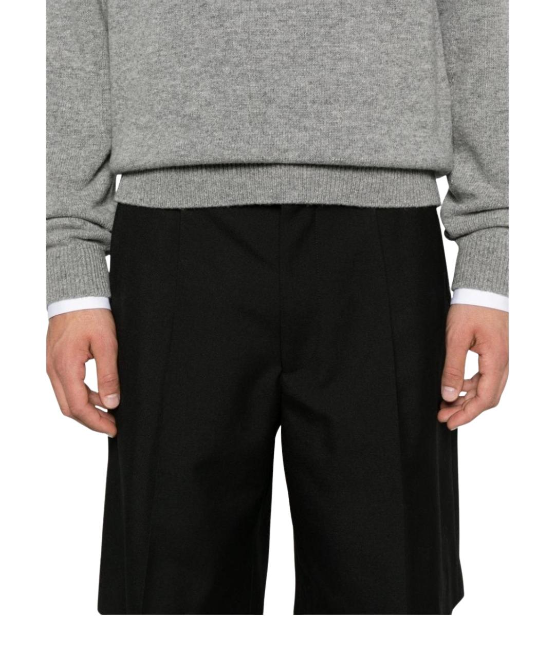 GUCCI Черные хлопковые шорты, фото 3