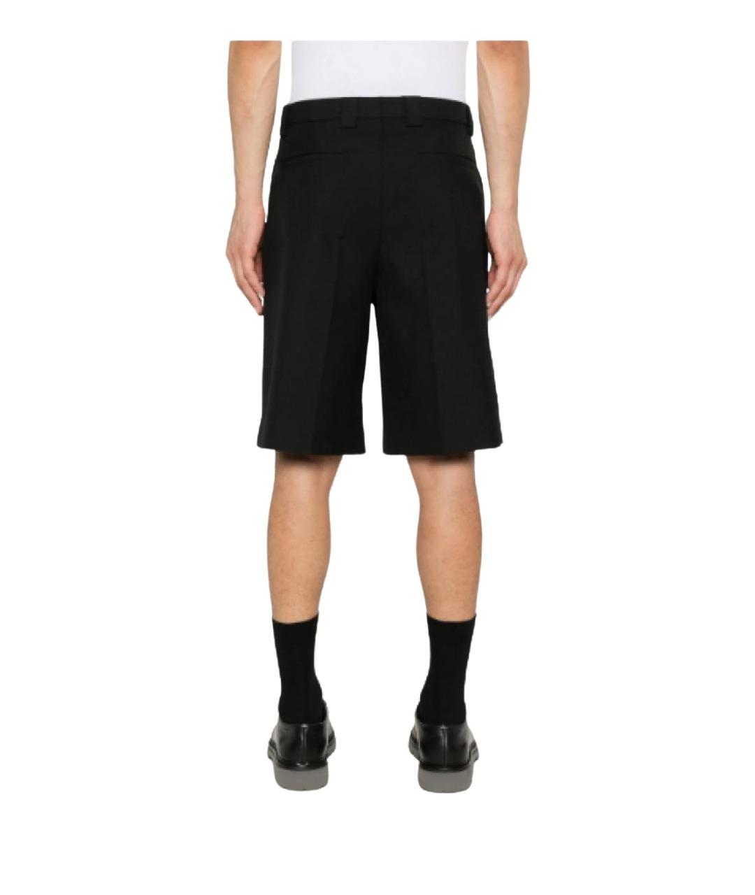 GUCCI Черные хлопковые шорты, фото 5