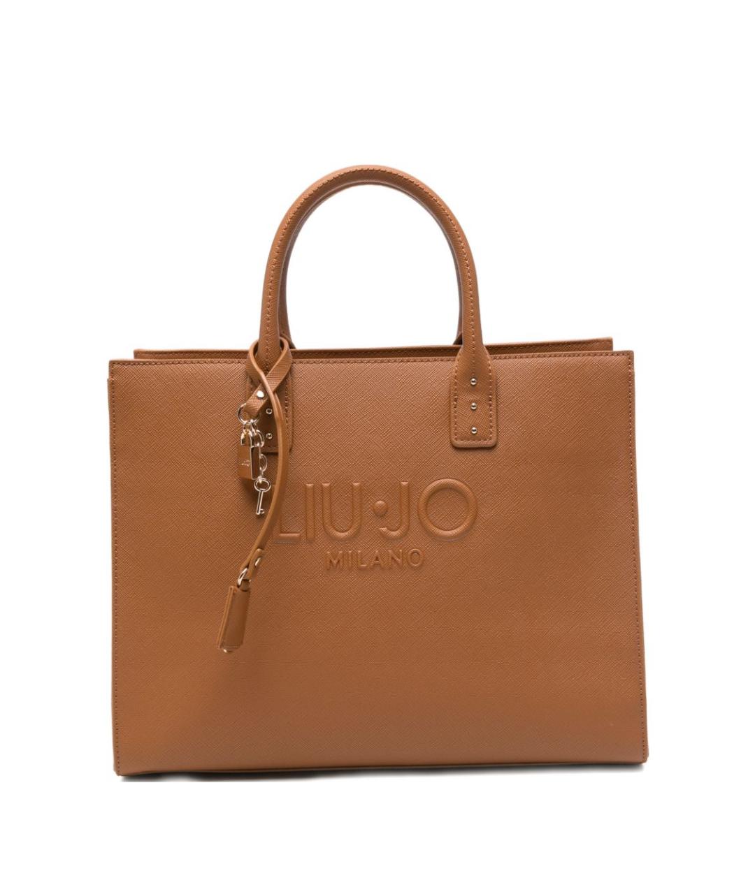 LIU JO Коричневая сумка тоут из искусственной кожи, фото 1