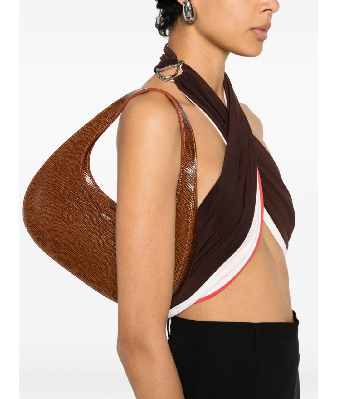 COPERNI Коричневая сумка с короткими ручками, фото 5