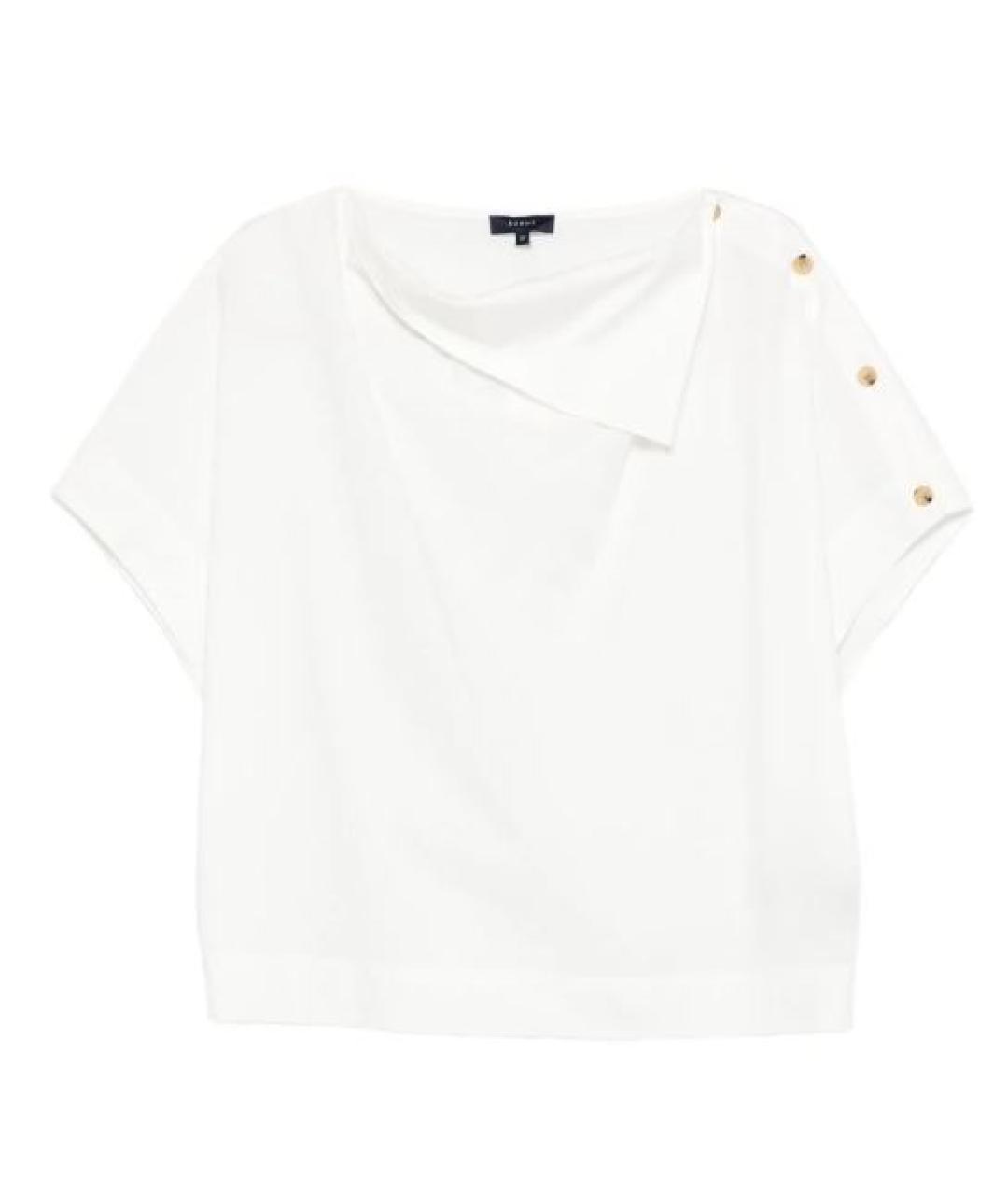 SOEUR Белая хлопковая блузы, фото 1