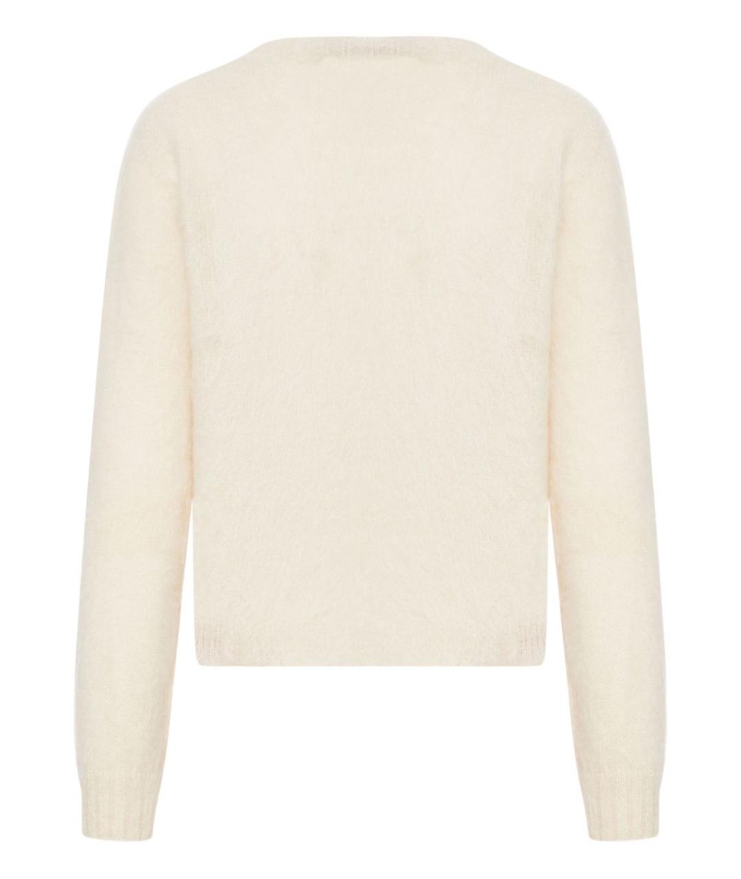 MAX MARA STUDIO Бежевый полиамидовый джемпер / свитер, фото 2