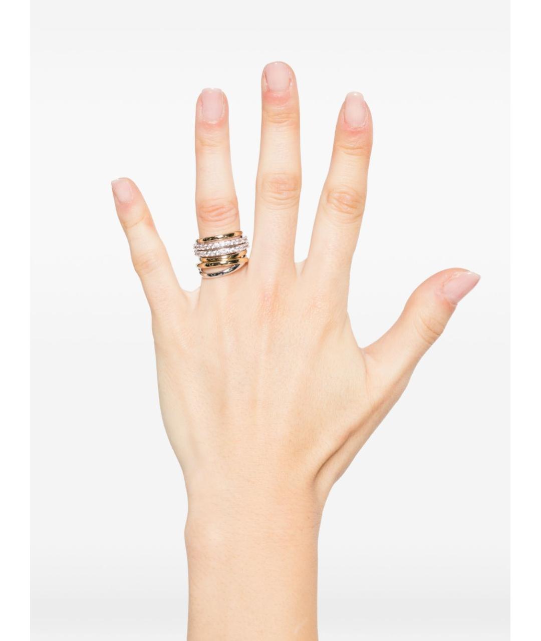 SWAROVSKI Золотое металлическое кольцо, фото 5