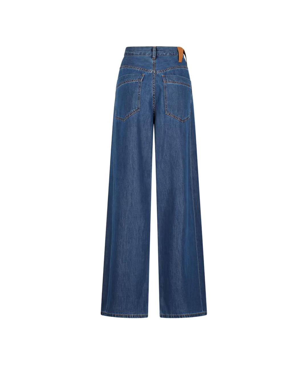 DARKPARK Синие хлопковые прямые джинсы, фото 3