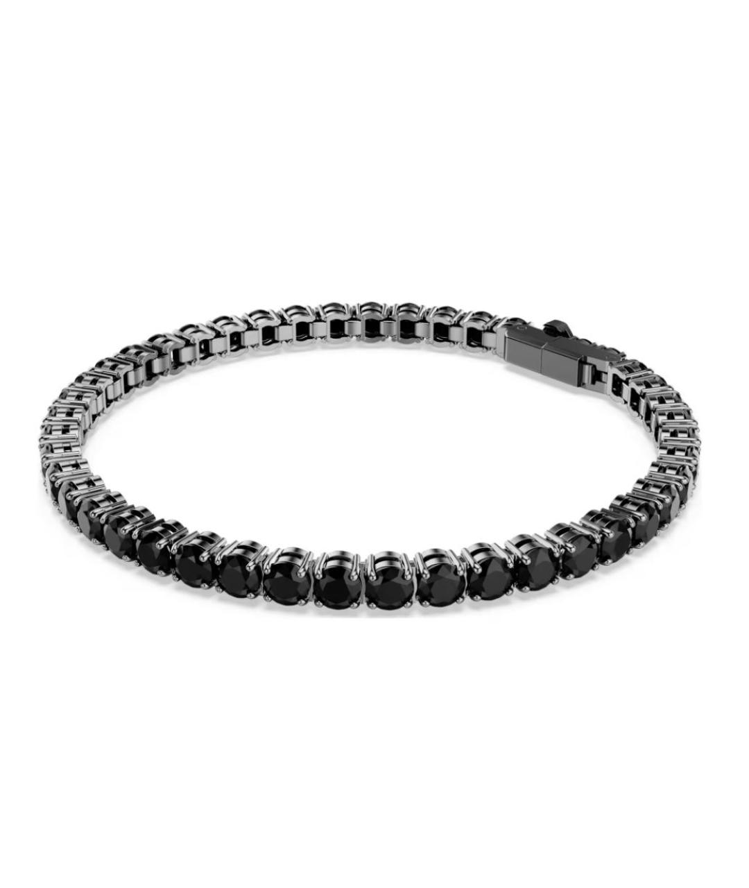 SWAROVSKI Черный металлический браслет, фото 2