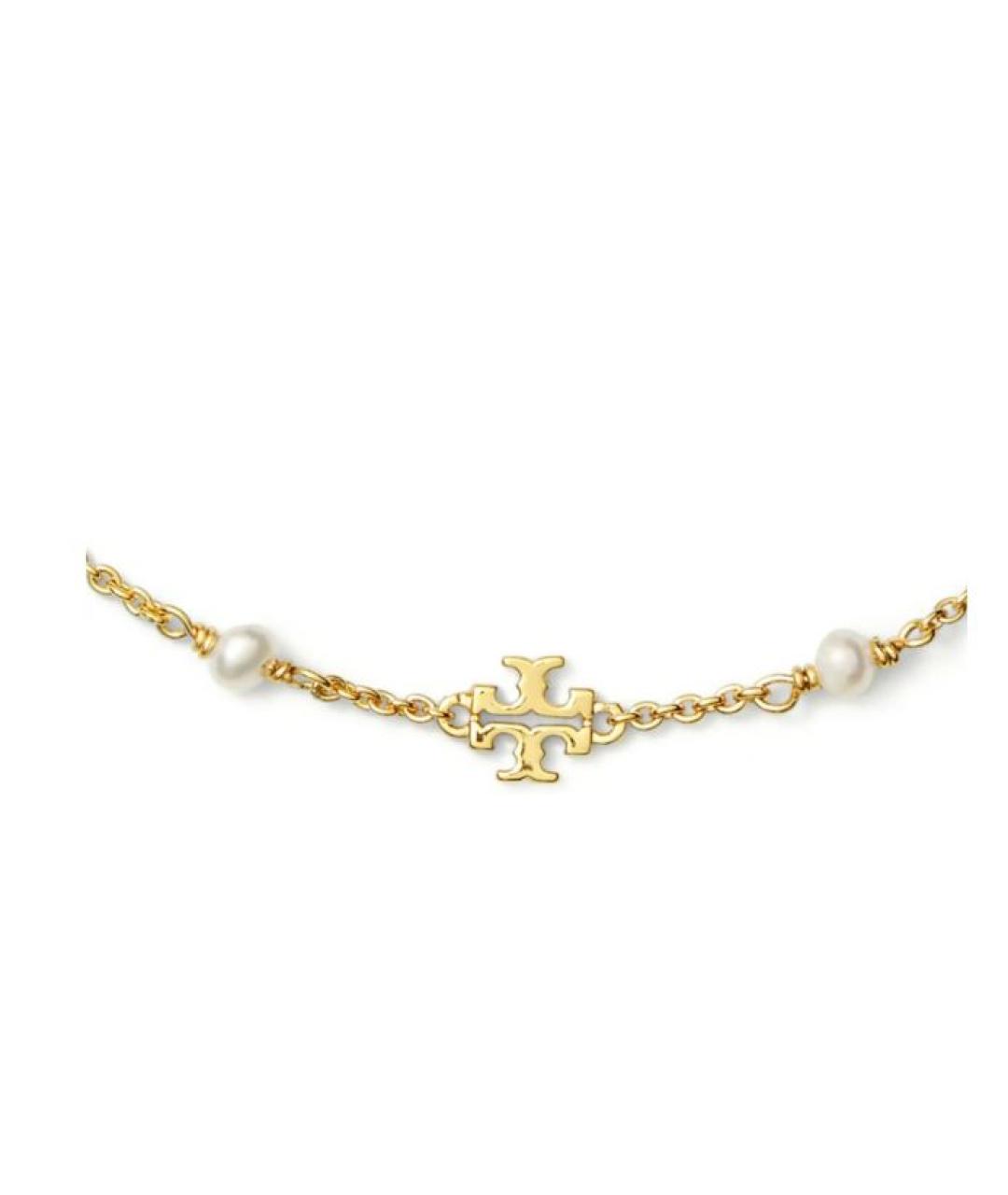 TORY BURCH Золотой металлический браслет, фото 2