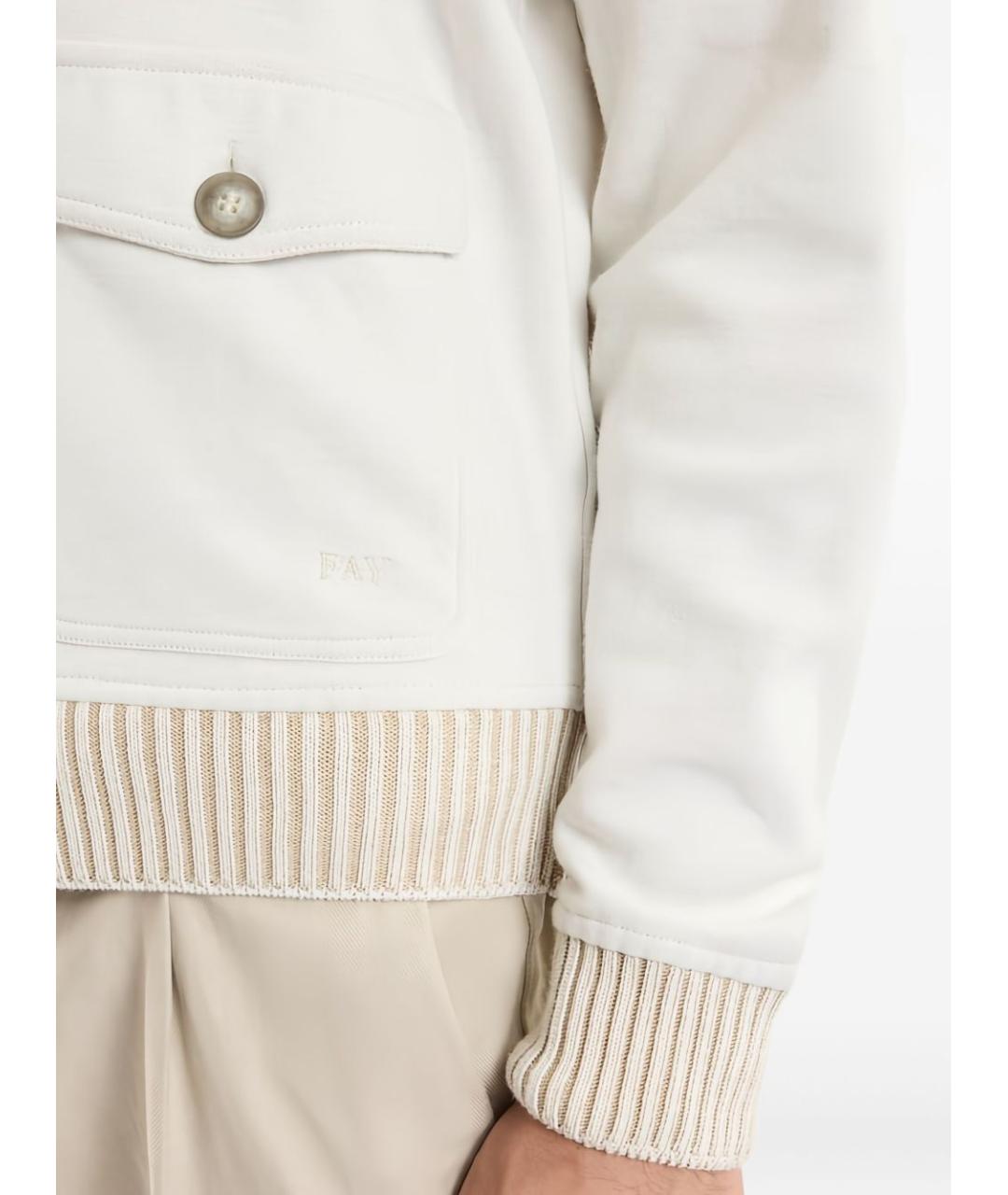 FAY Бежевая хлопковая куртка, фото 5