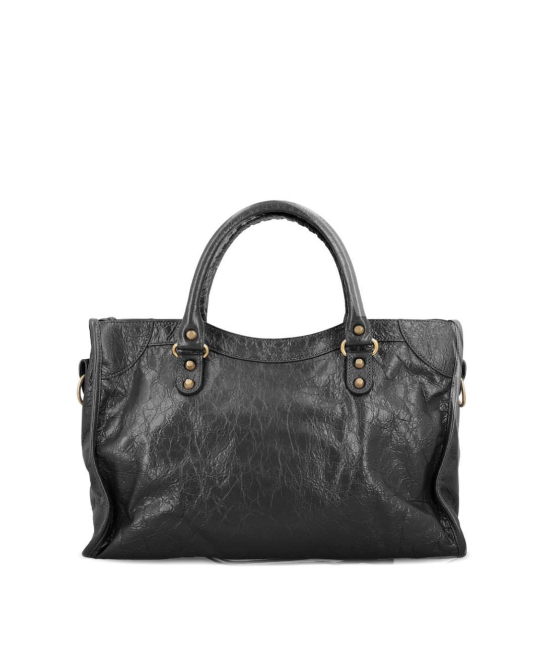 BALENCIAGA Черная сумка тоут, фото 4